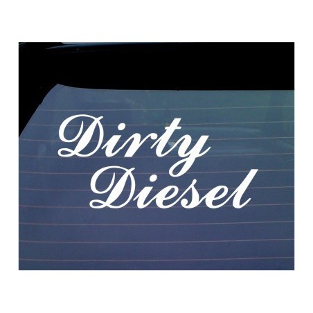 Dirty Diesel huumoriga kleebis