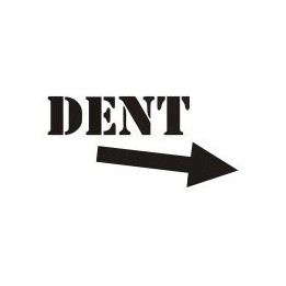Dent, funny sticker
