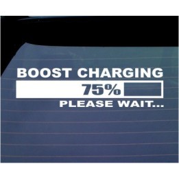 Boost Chrging huumoriga kleebis