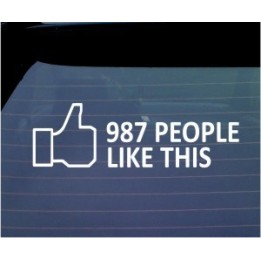 People Like This - Facebook Like kleebis