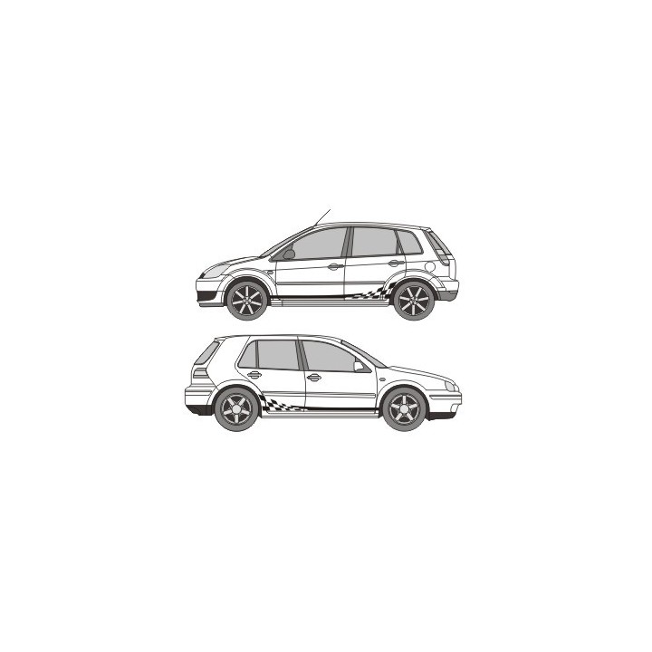 Dragon - Car Side Decals Stickers 2pcs