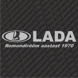 Lada - Remondirõõm Aastast 1970 - vinüülkleebis, pamprikleebis