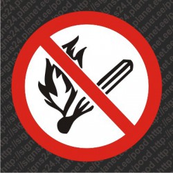 Smoking Forbidden - sticker decal