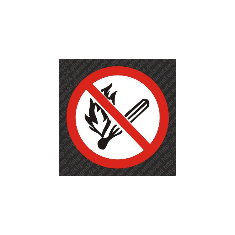 Smoking Forbidden - sticker decal