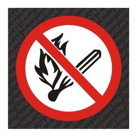 Smoking Forbidden - sticker decal