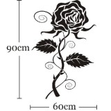 Mice Silhouette Decals - 13 mice and 2 holes - self adhesive wall decoration sticker
