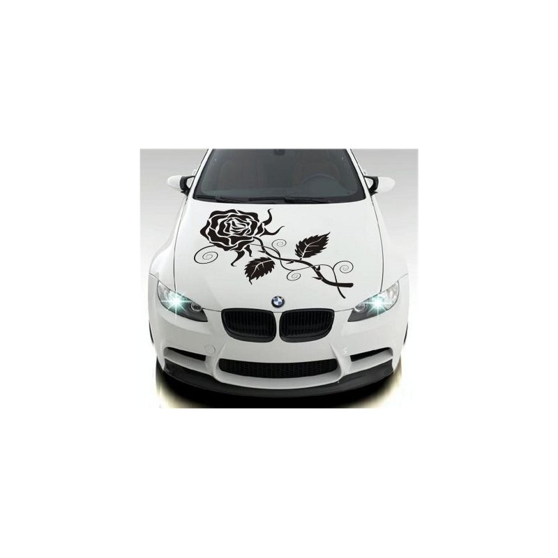 BMW 1 Series Car Sticker, Side Decal, Flower Car Sticker, Girly