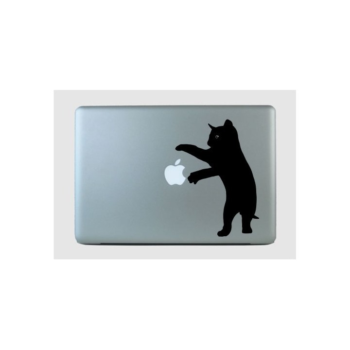 Playing Kitten 2 - Vinyl Art MacBook Laptop Skin Decal Sticker 