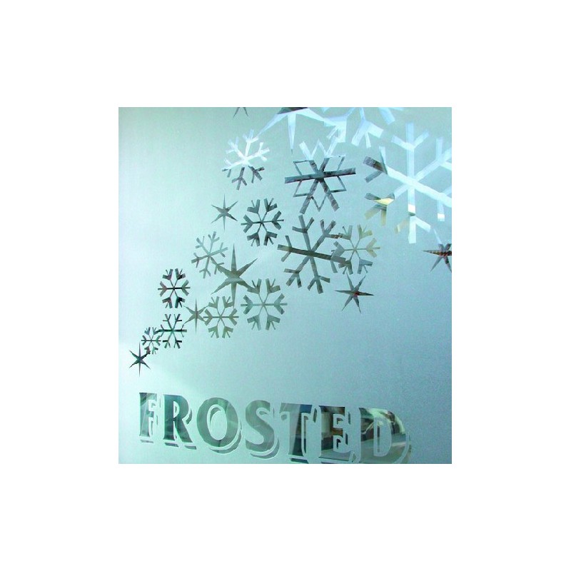 Kliendi disainiga Dusted/Frosted kleebis akendele ja klaaspindadele