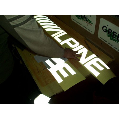 Reflective stickers decals with custom design