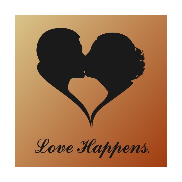 Love Happens - kleebitav seinadekoratsioon seinakleebis seinakaunistus