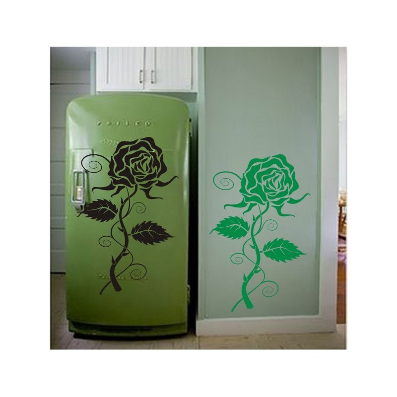 Rose Wall Decal Self Adhesive Flower wall decoration sticker