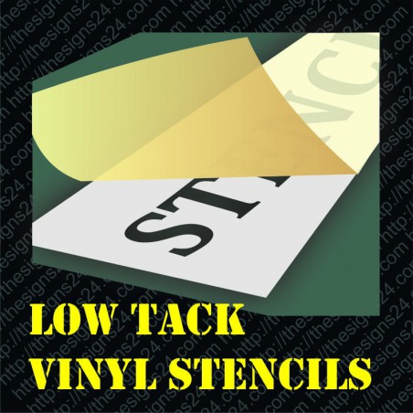 Onetime Adhesive Vinyl Stencil With Custom Design