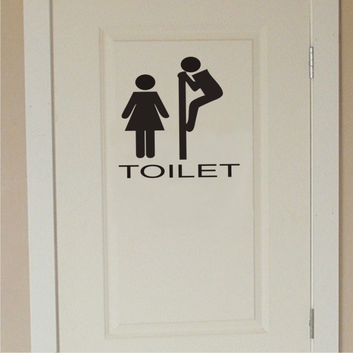 NALJAKAS WC UKSEKLEEBIS – humoorikas tualeti uksesilt (V2)