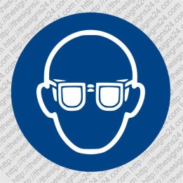 WEAR HEARING PROTECTION OR EAR PROTECTION - ISO MANDATORY SAFETY LABLE