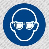 WEAR HEARING PROTECTION OR EAR PROTECTION - ISO MANDATORY SAFETY LABLE