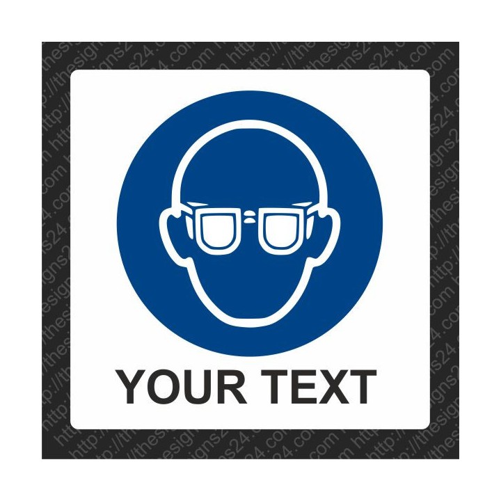 WEAR HEARING PROTECTION OR EAR PROTECTION - ISO MANDATORY SAFETY LABLE