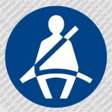 FASTEN YOUR SAFETY SEAT BELT - MANDATORY SAFETY LABEL