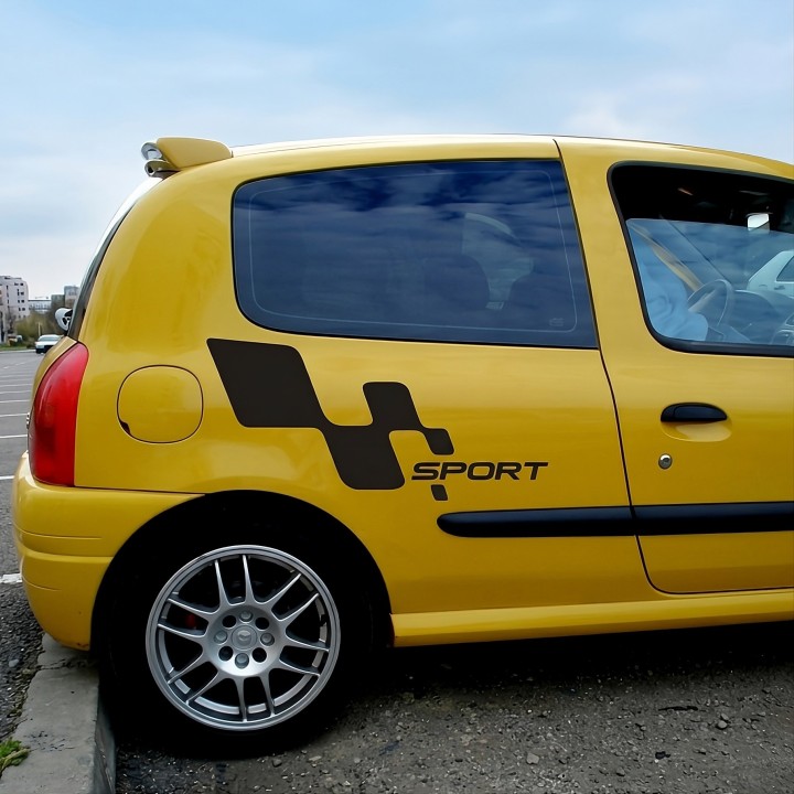 Car Sport side decals v1 Renault Clio