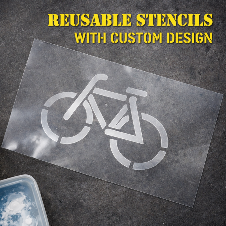 Reusable Stencil With Custom Design