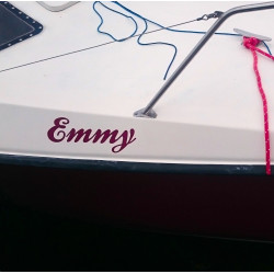 Boat name sticker – CUSTOM text decal for boats | Signs24