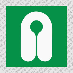 LIFE JACKET LOCATION STICKER (ISO 7010 E044) – safety sign for boats and marinas
