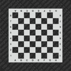 Chess Board Sticker – TOP QUALITY Decal for Table, Desk or Floor