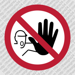 Võõrastele sissepääs keelatud keelav kleebis