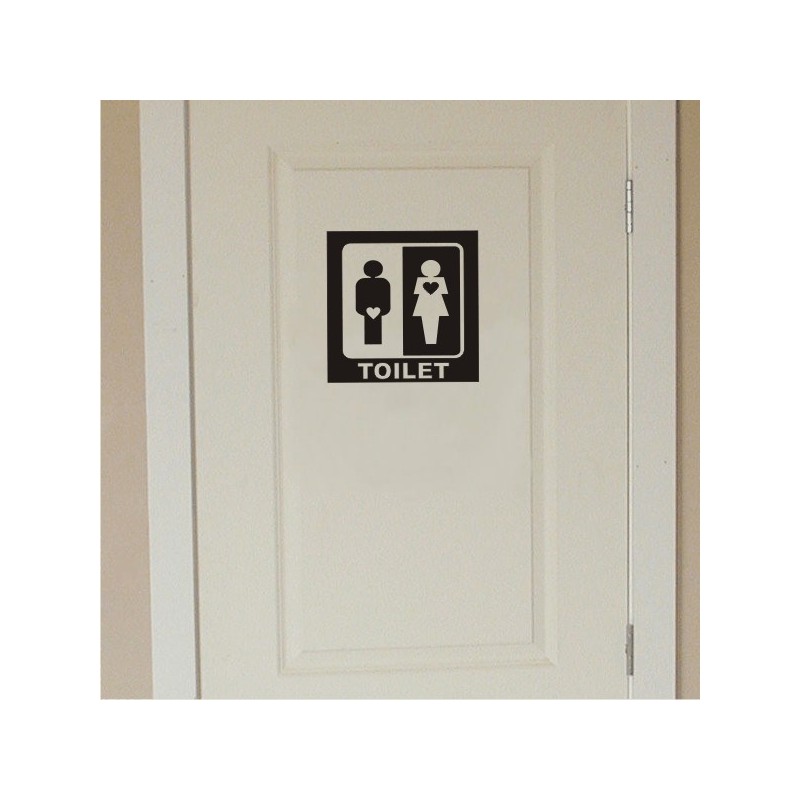 WC tualeti uksekleebis 1