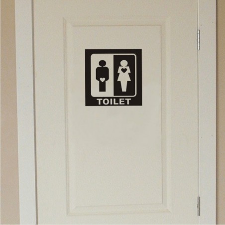 WC tualeti uksekleebis 1