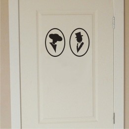 WC tualeti uksekleebis v11