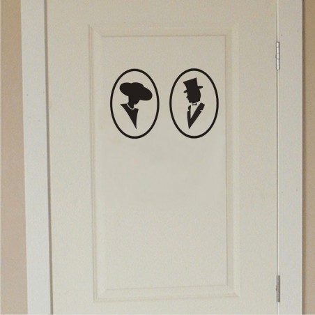 WC Toilet Door Sign v11